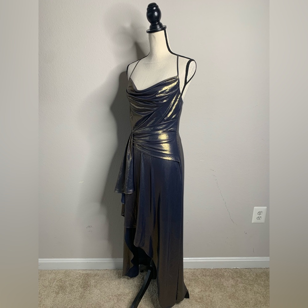 Ever New Shimmering Metallic Midi Dress - Picture 8 of 15
